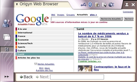 Origyn Web Browser